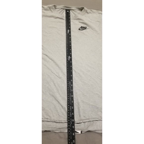 Nike Shirt Mens Large Gray Black Short Sleeve Nike Tee Spellout - Picture 6 of 11